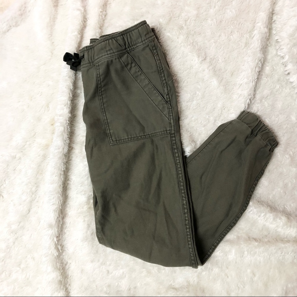 TNA Olive Green Joggers Size 2